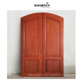 Solid Oak material Custom Made Cheap and Good Quality Entry Casement doors